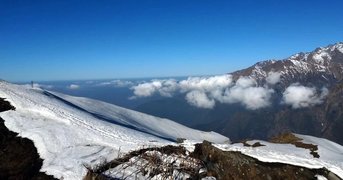Drone View of Mardi himal view points 