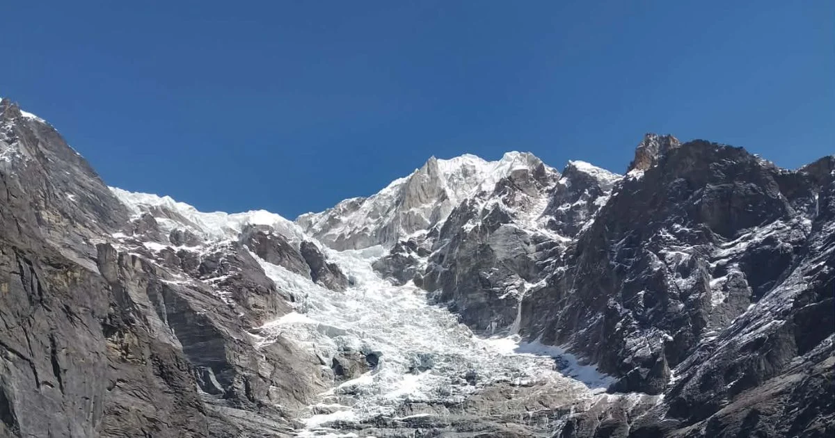 Rocky Mountain on the route of mera peak