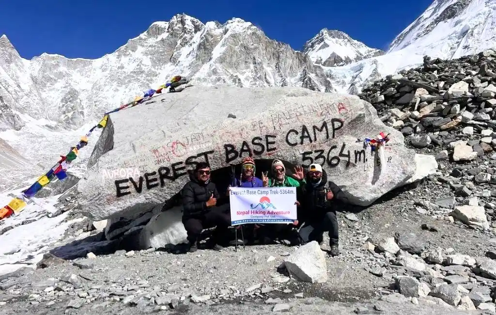 Everest Base Camp during 12 days trek in Nepal