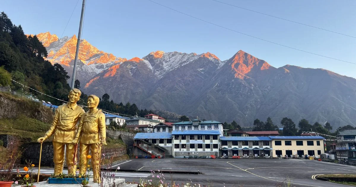 Lukla airport which is gateway to Mt. Everest