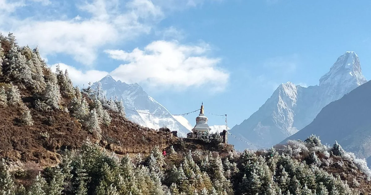 On the way to Tengboche 