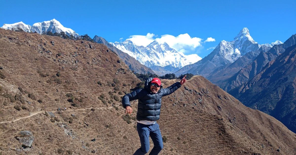 On the way to Everest View Hotel