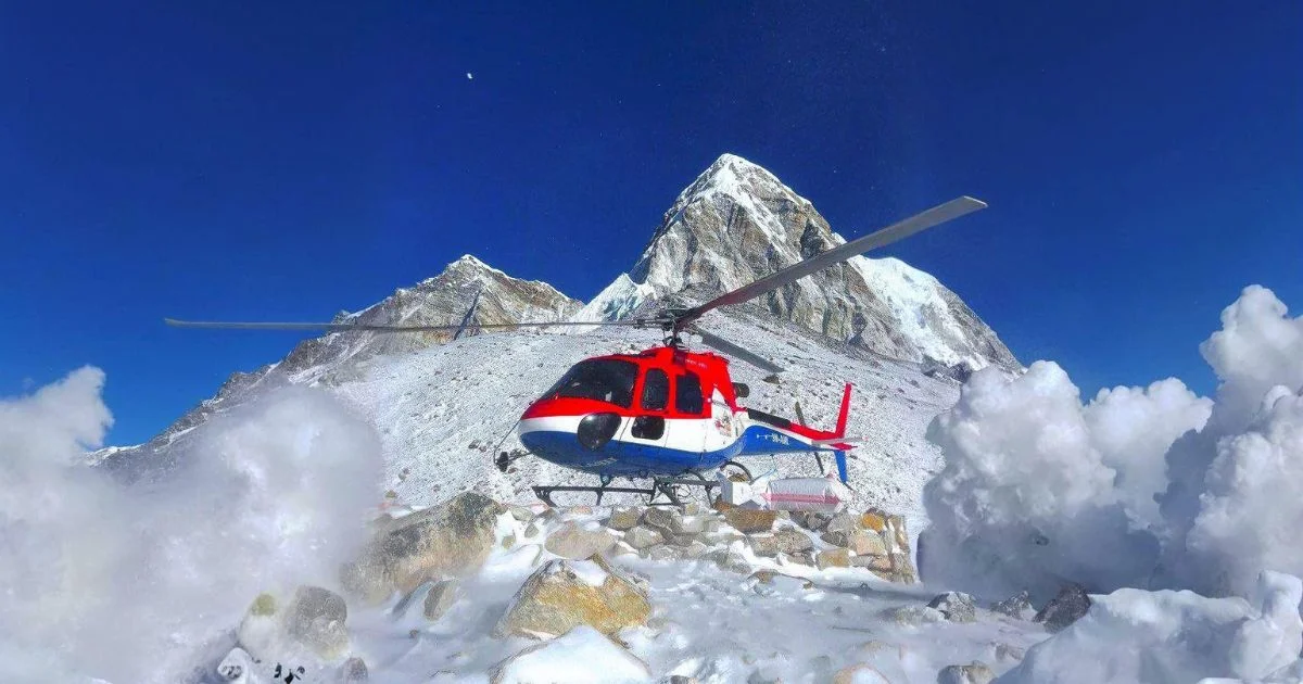 Flyback to Kathmandu via Lukla by Helicopter
