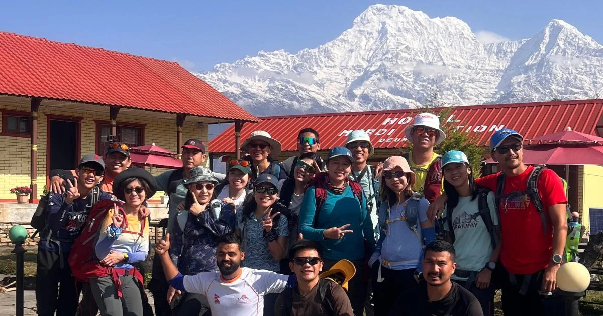 Deurali one of the stop point during the mardi himal trek 