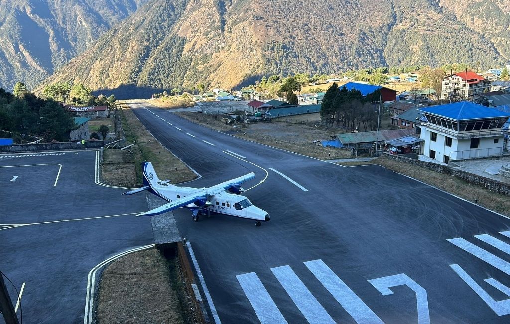 Everest Base Camp Trek where Trekkers flying from Lukla to Kathmandu