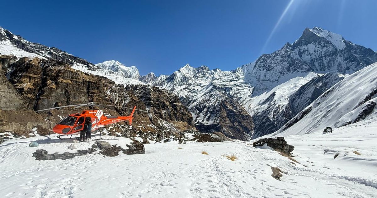 Annapurna base camp heli tour 