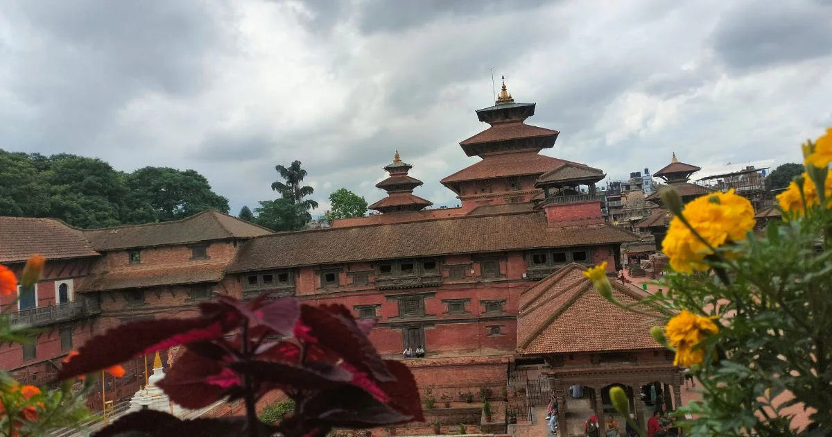 Areal view of Patan Durbar Squire 