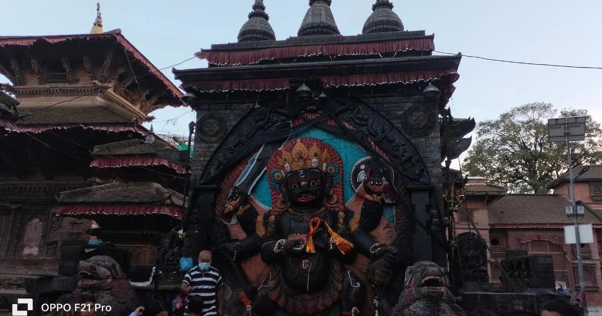 Kathmandu Durbar Squire Kaal Bhairav Statue