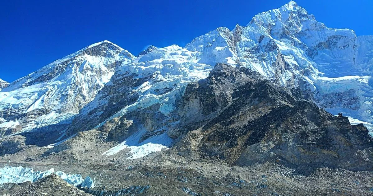 Mt everest view from mt everest base camp