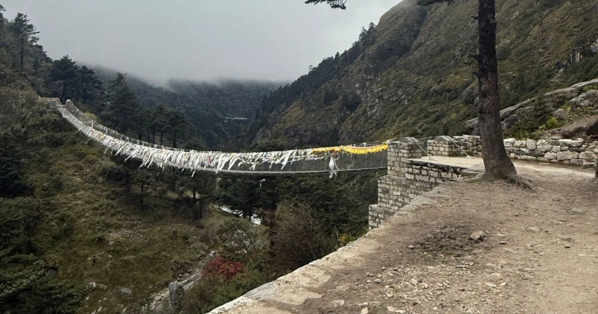 Suspension Bridge During the everest trip