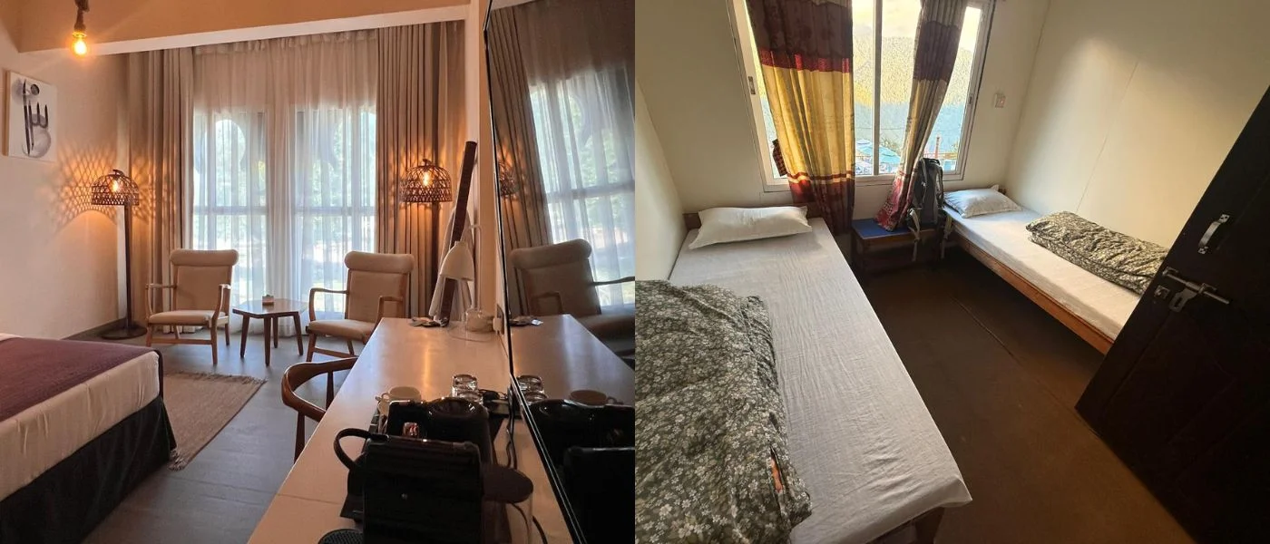 Luxury Lodge Trek vs Basic Lodge Trek