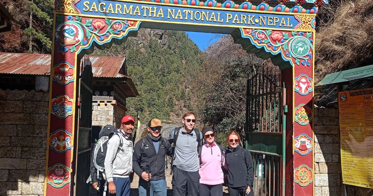Sagarmatha National Park main Gate
