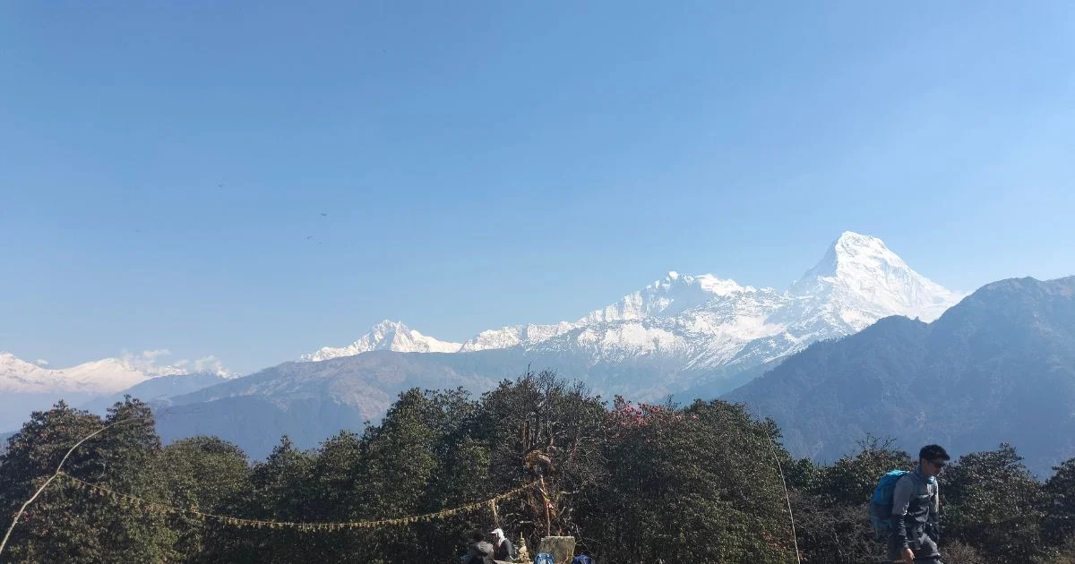 Mount Annapurna and other mountain