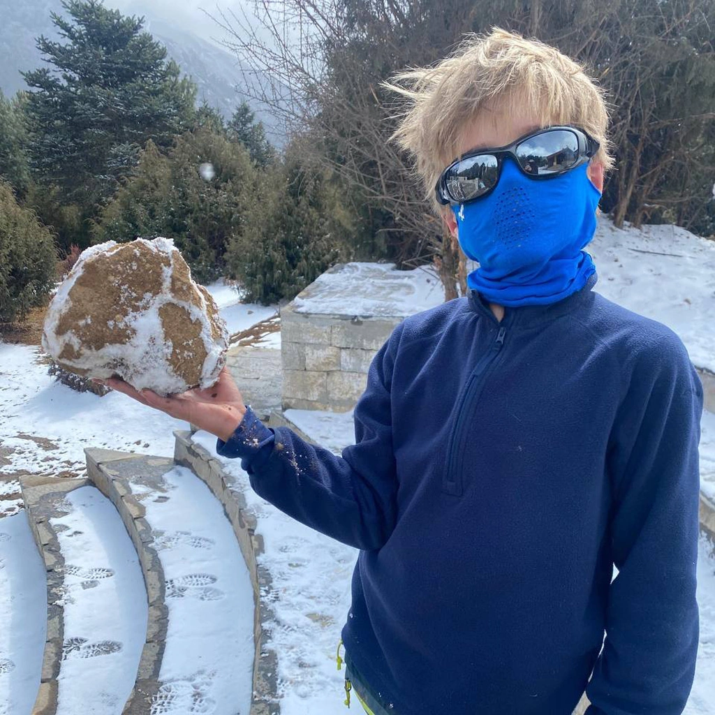 Kids enjoying in everest regions
