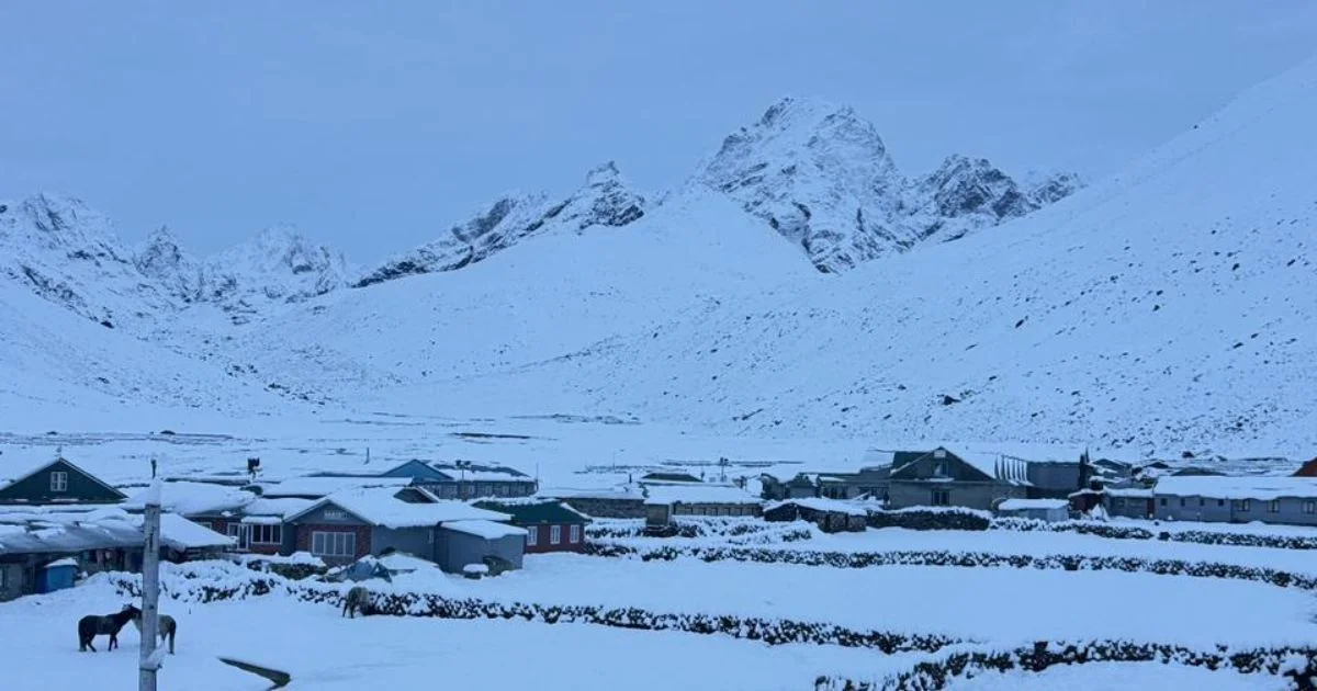 Snow Covered Pheriche