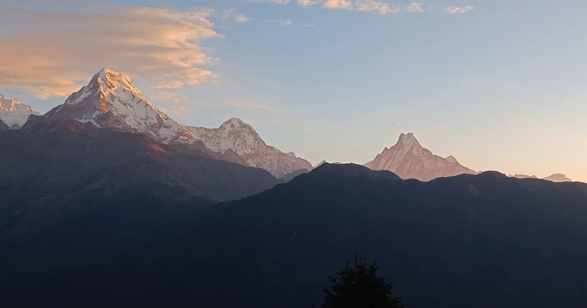 Mountain see from Poon hill