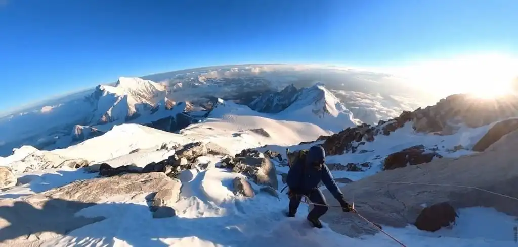 Climbing Mount Makalu With proper safety