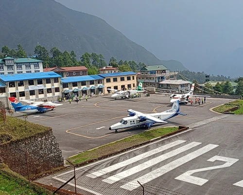 Lukla Airport Different Airlines Operating