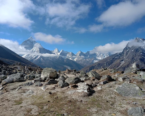 Mountain Range In Nepal 